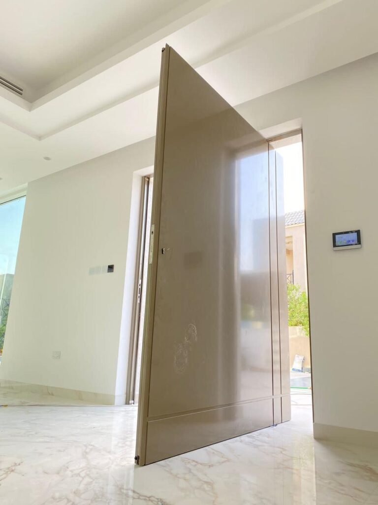 Pivot Door - Front View Villa Living Legend Dubai UAE